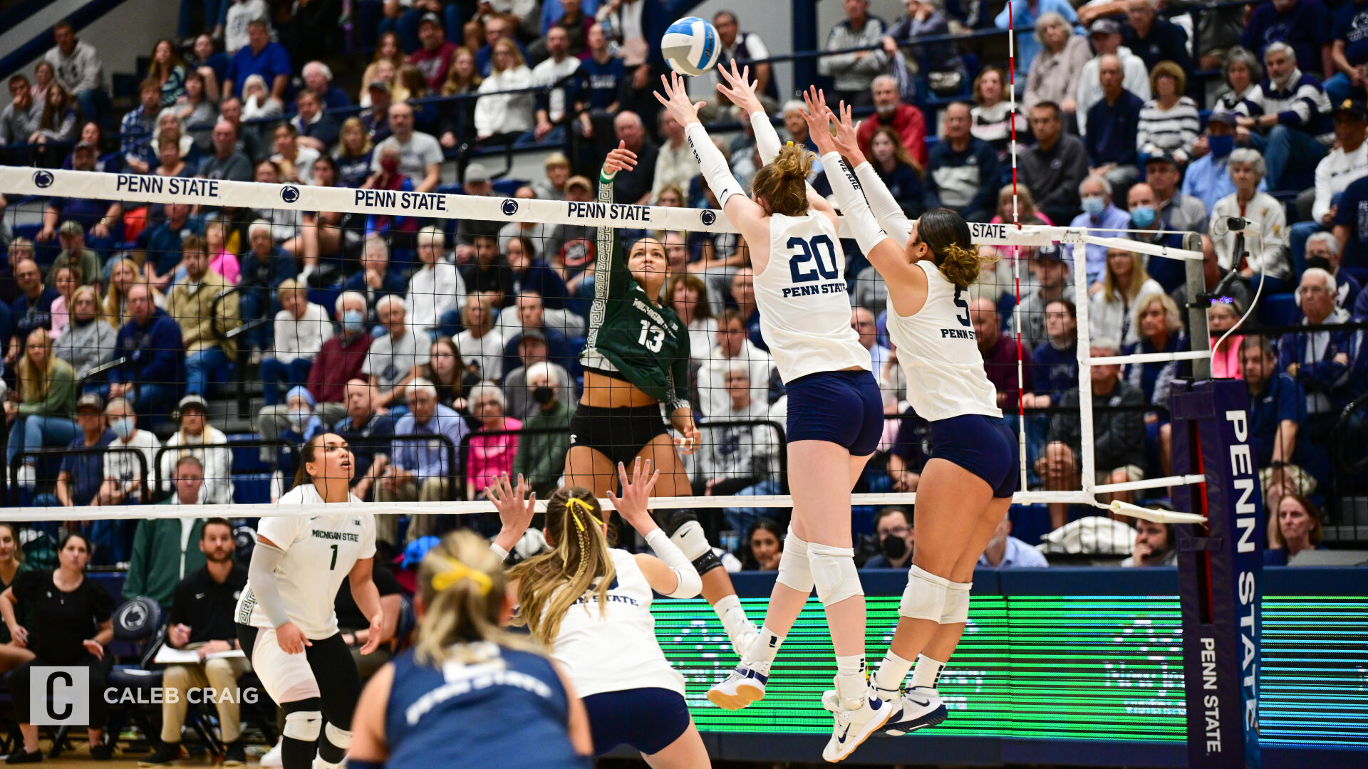 PSU vs MSU WVB 10/2/22 Blocking